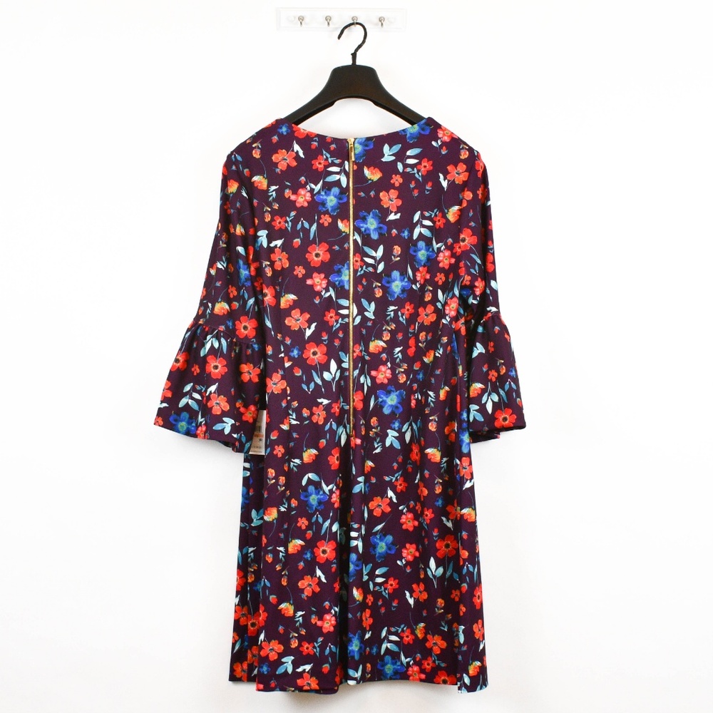 Calvin Klein Bell-Sleeve Sheath Dress - Picture 3 of 7